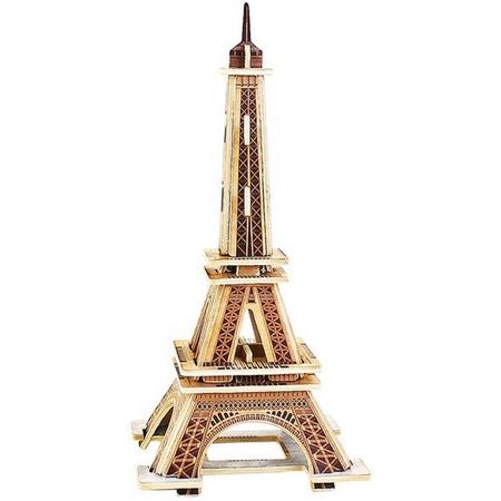 Gerardos Toys 3d-puzzel Eiffeltoren Hout 24 Cm 22-delig
